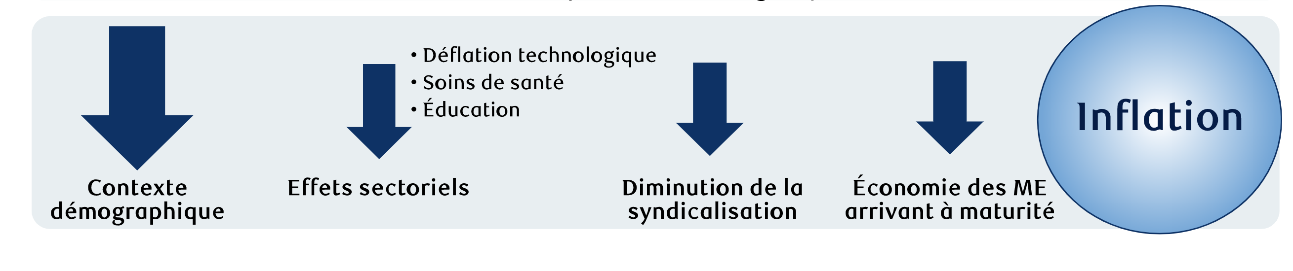 Forces inflationnistes à long terme