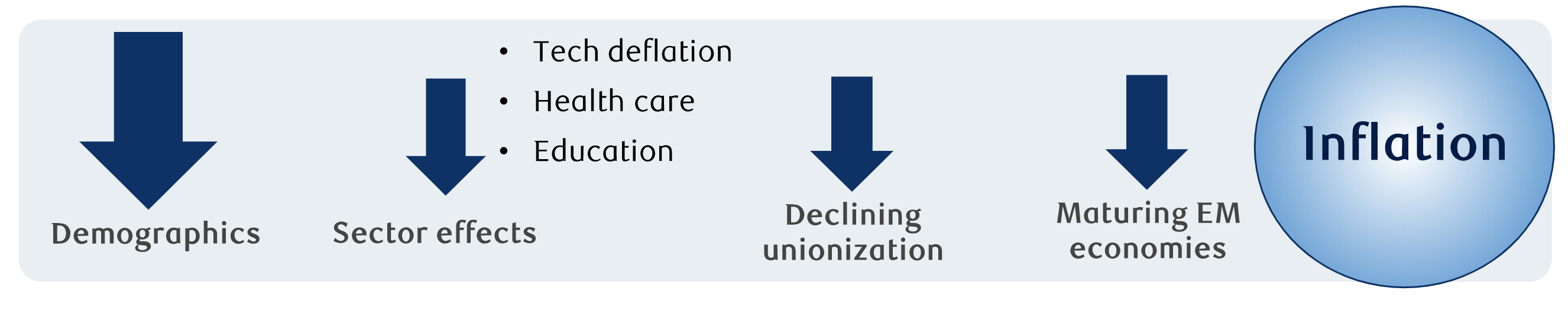 Long-term inflationary forces