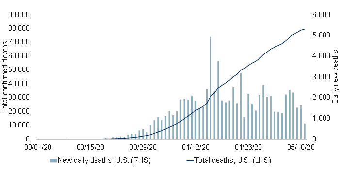 COVID-19 deaths in the U.S.